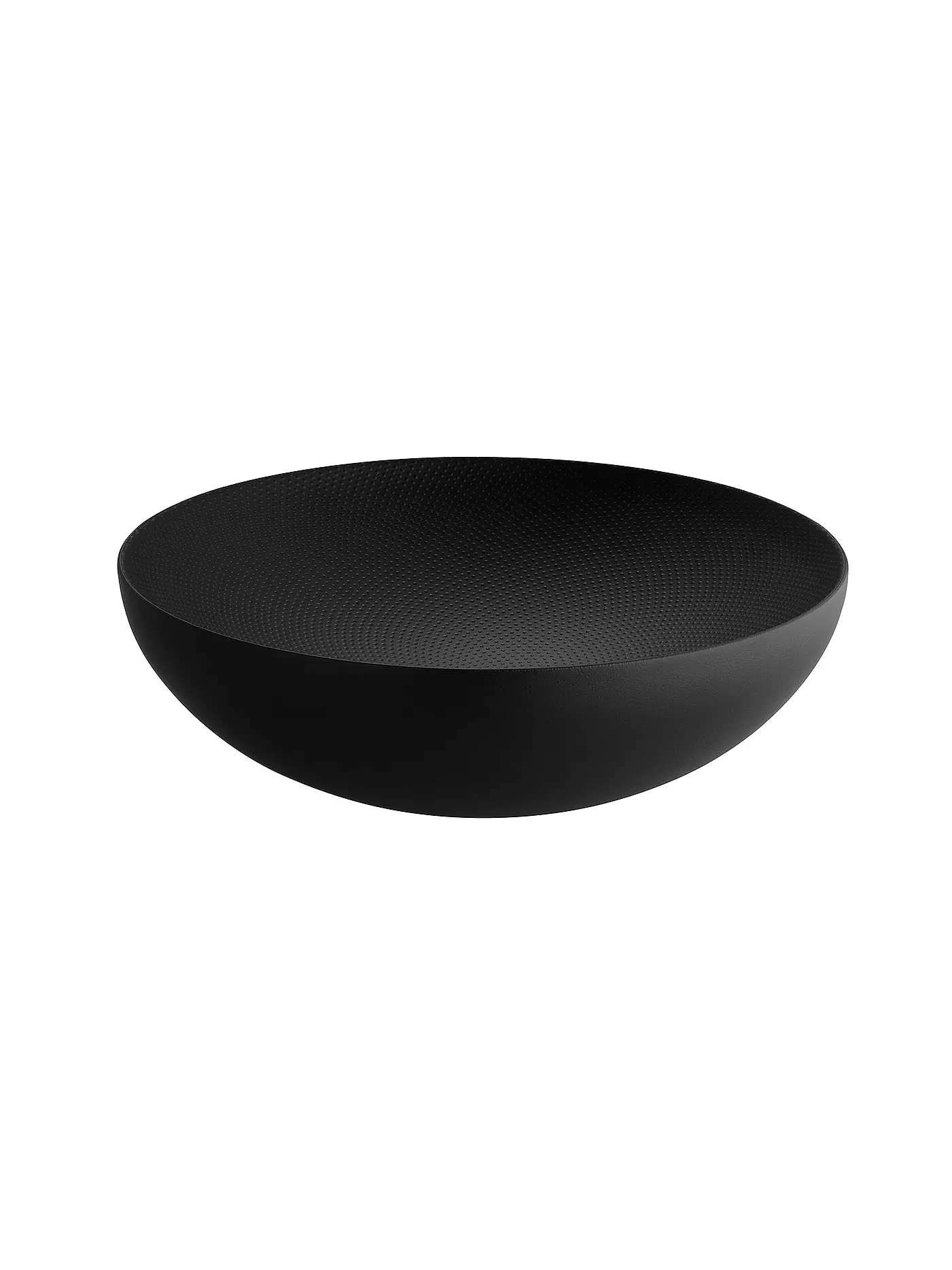 ALESSI | Schale Double Stahl 25cm Schwarz | 
